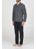 Pigiama cardigan, in confortevole jacquard in fantasia