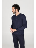 Pigiama serafino in soffice modal Blu Julipet