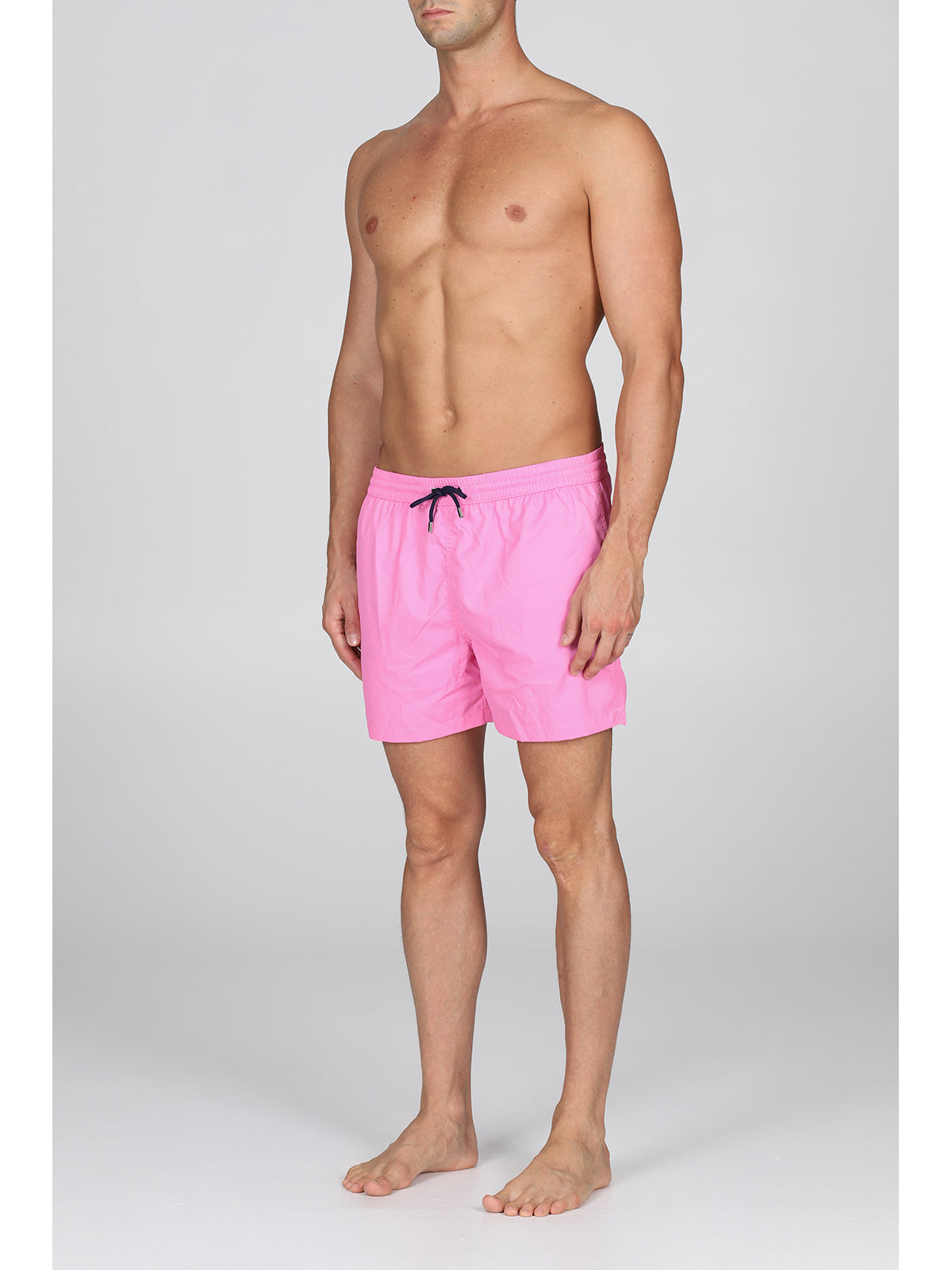 Boxer mare in leggera microfibra rosa, con dettagli in contrasto