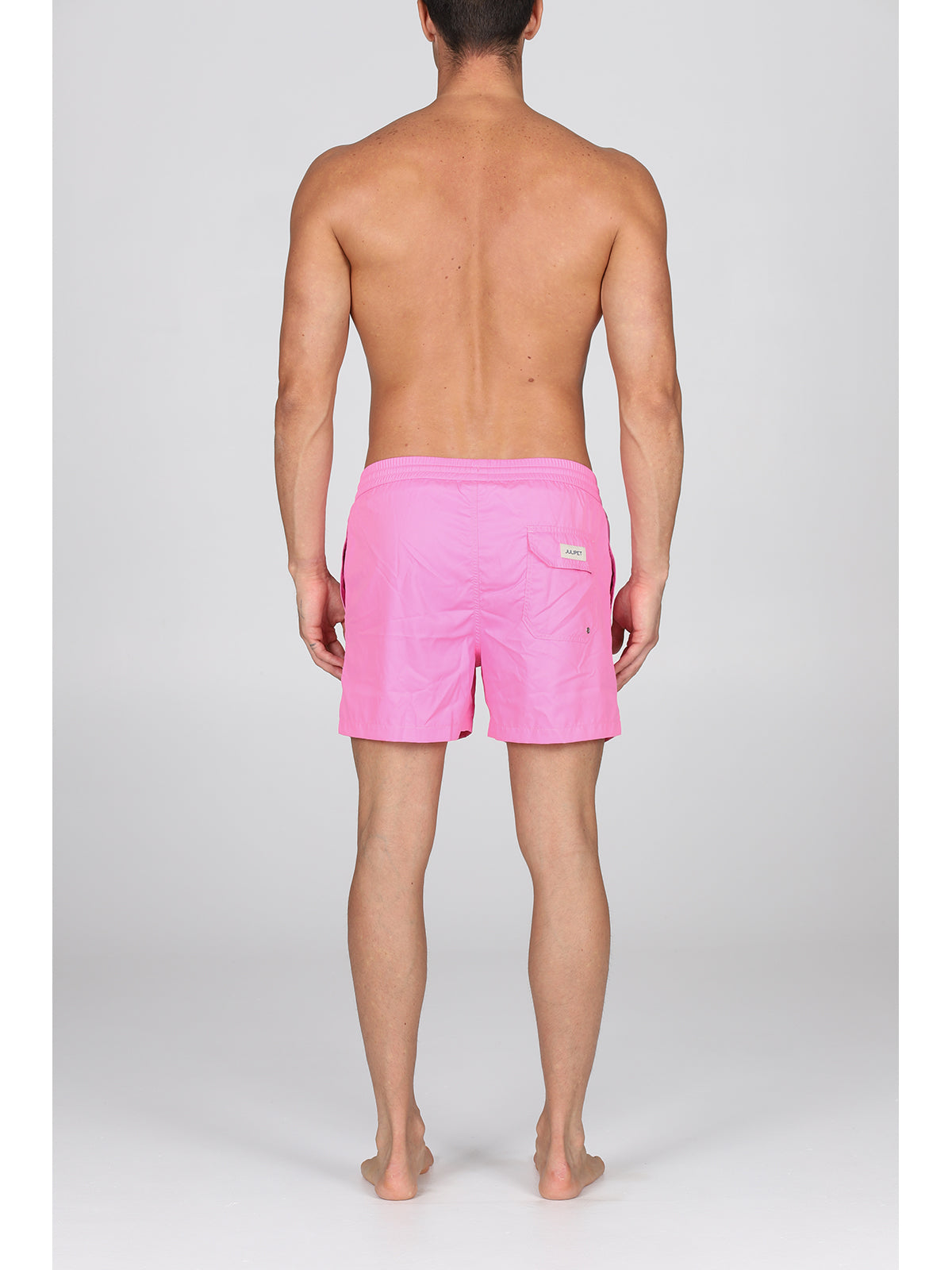 Boxer mare in leggera microfibra rosa, con dettagli in contrasto