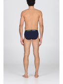 Slip comfort in cotone bielastico multicolor, confezione bipack B.co/blu Julipet