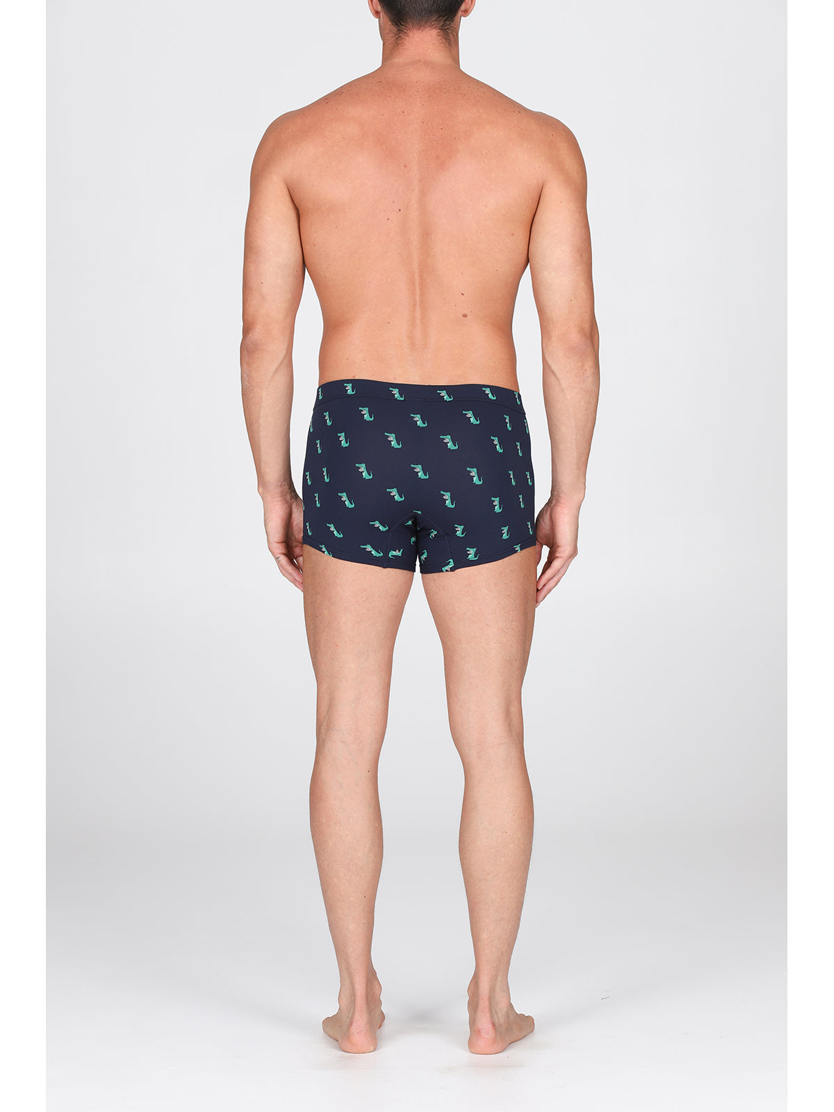 Boxer in confortevole cotone bielastico stampato, con disegno fantasia
