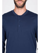 Pigiama in leggerissimo jersey di puro cotone Blu Julipet