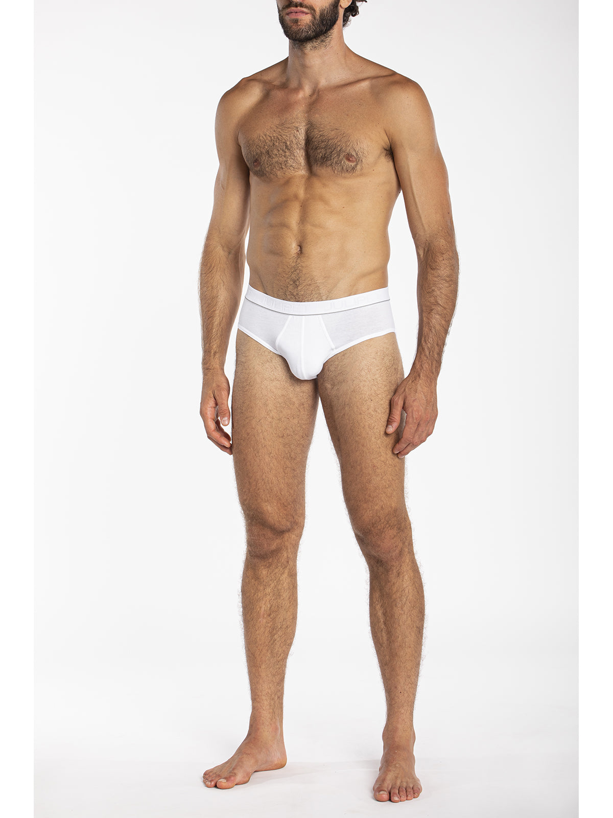 Slip medio in jersey di cotone makò elasticizzato bipack Nero Julipet