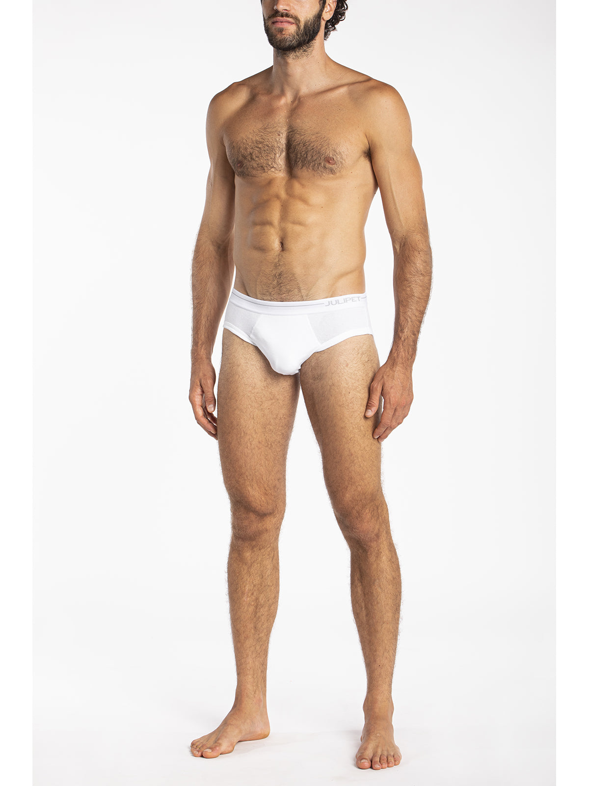 Slip medio in jersey di cotone elasticizzato taglio moderno e confortevole Nero Julipet