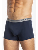 Boxer in jersey di cotone elasticizzato taglio moderno e confortevole Blu Navy Julipet