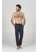 Pantalone j-tech uomo in tessuto tecnico stretch traspirante, colore blu