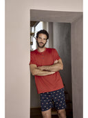 Pigiama corto in leggerissimo jersey 100% cotone