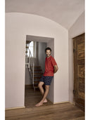 Pigiama corto in leggerissimo jersey 100% cotone