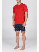 Pigiama corto in leggerissimo jersey 100% cotone