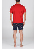 Pigiama corto in leggerissimo jersey 100% cotone