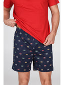 Pigiama corto in leggerissimo jersey 100% cotone