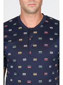 Pigiama corto in leggerissimo jersey 100% cotone, fantasia "music"