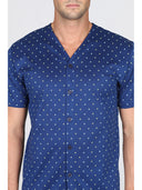 Pigiama corto cardigan, in setoso puro cotone mercerizzato con classico disegno a rombi