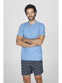 Pigiama corto, in traspirante jersey di puro cotone s/z