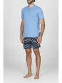 Pigiama corto, in traspirante jersey di puro cotone s/z