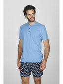 Pigiama corto, in traspirante jersey di puro cotone s/z