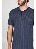 Pigiama corto in leggero e fresco puro cotone, in fantasia cravatteria Cravatta Julipet