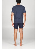 Pigiama corto in leggero e fresco puro cotone, in fantasia cravatteria Cravatta Julipet