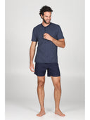 Pigiama corto in leggero e fresco puro cotone, in fantasia cravatteria Cravatta Julipet