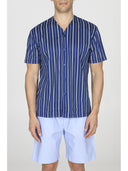 Short open pyjamas in printed filodiscozia cotton jersey