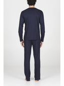 Pigiama collo a v in puro lyocell