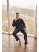 Pigiama collo a v in puro lyocell