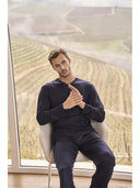 Pigiama collo a v in puro lyocell