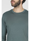 Completo homewear girocollo in soffice modal colore verde