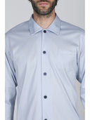 Pigiama lungo spezzato da uomo, in cotone mercerizzato