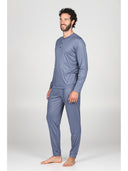 Pigiama serafino in leggerissimo 100% lyocell dall'eccezionale traspirabilità avio Julipet