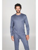 Pigiama serafino in leggerissimo 100% lyocell dall'eccezionale traspirabilità avio Julipet