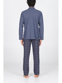 Pigiama cardigan, in confortevole jacquard pantaloni fantasia scozzese jeans Scoz.jeans Julipet