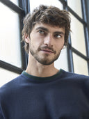 Pigiama uomo con maglia double face reversibile in due colori