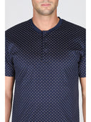 Pigiama 3 pezzi serafino in setoso puro cotone mercerizzato fantasia