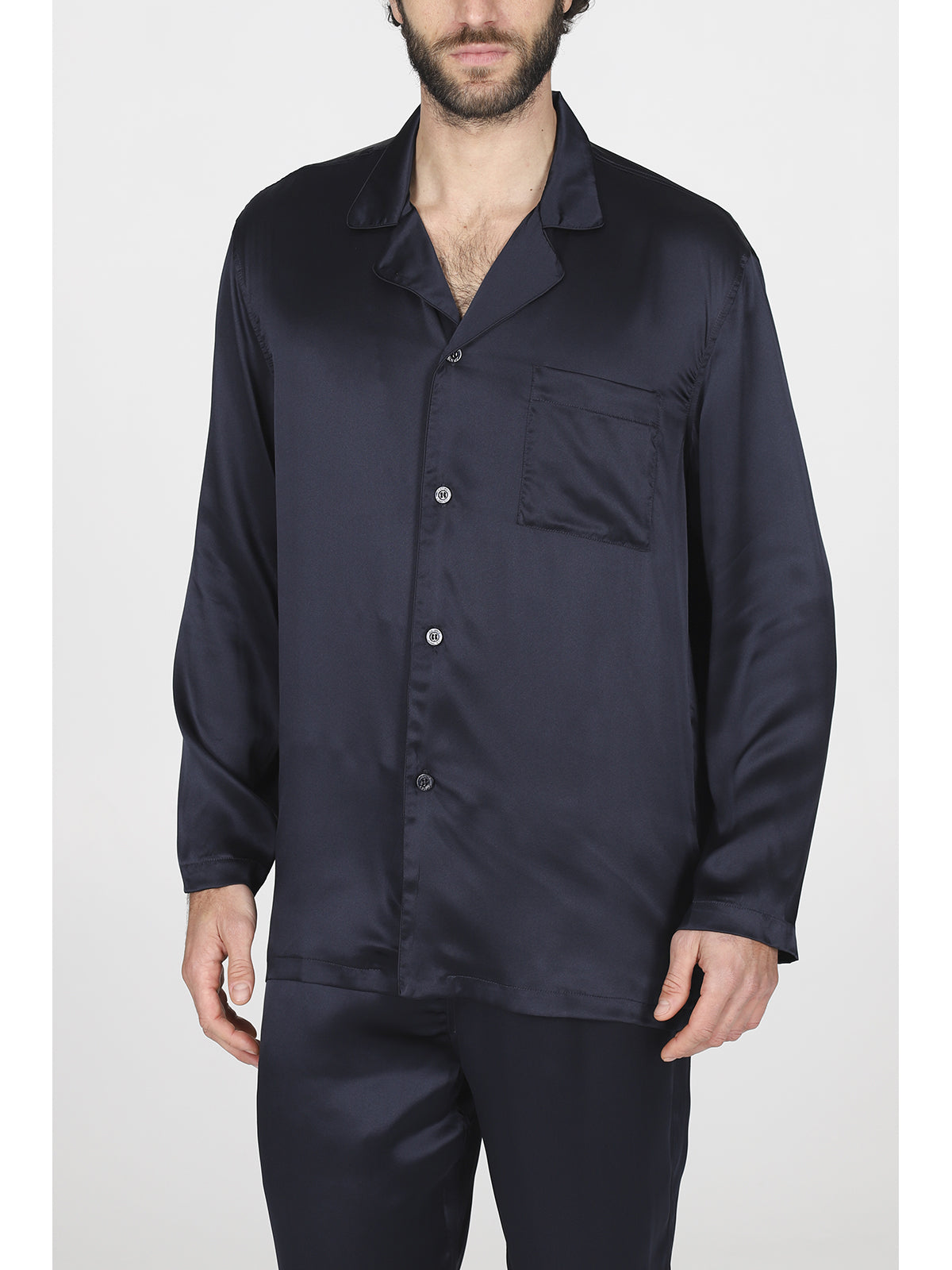 VASTRAMAY Set pigiama e kurta da uomo in cotone VASTRAMAY Set pigiama e kurta da uomo in cotone