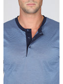 Pigiama in pregiato 100% filoscozia blu