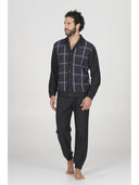 Pigiama cardigan in confortevole jacquard di cotone