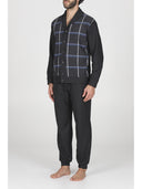 Pigiama cardigan in confortevole jacquard di cotone