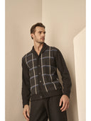 Pigiama cardigan in confortevole jacquard di cotone