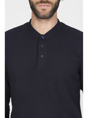 Pigiama serafino tuta, in confortevole jacquard scozzese blu
