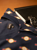 Pigiama serafino Artist Edition, in caldo interlock di puro cotone Watch Julipet