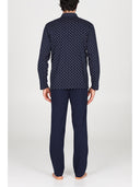 Pigiama cardigan in caldo interlock di puro cotone Staffe Julipet
