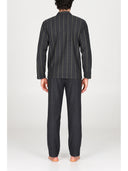 Pigiama cardigan in confortevole jacquard di cotone Rigato Julipet