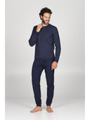 Pigiama  modello tuta in traspirante jersey di puro cotone s/z Tetris Julipet