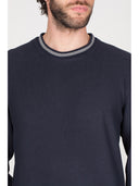 Tuta con zip in confortevole jacquard punto milano