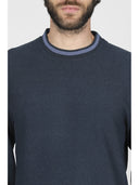 Tuta con zip in confortevole jacquard punto milano