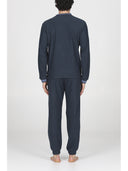 Tuta con zip in confortevole jacquard punto milano