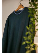 Tuta con zip in confortevole jacquard punto milano