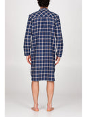 Camicia da notte in calda flanella di puro cotone Quadro Julipet